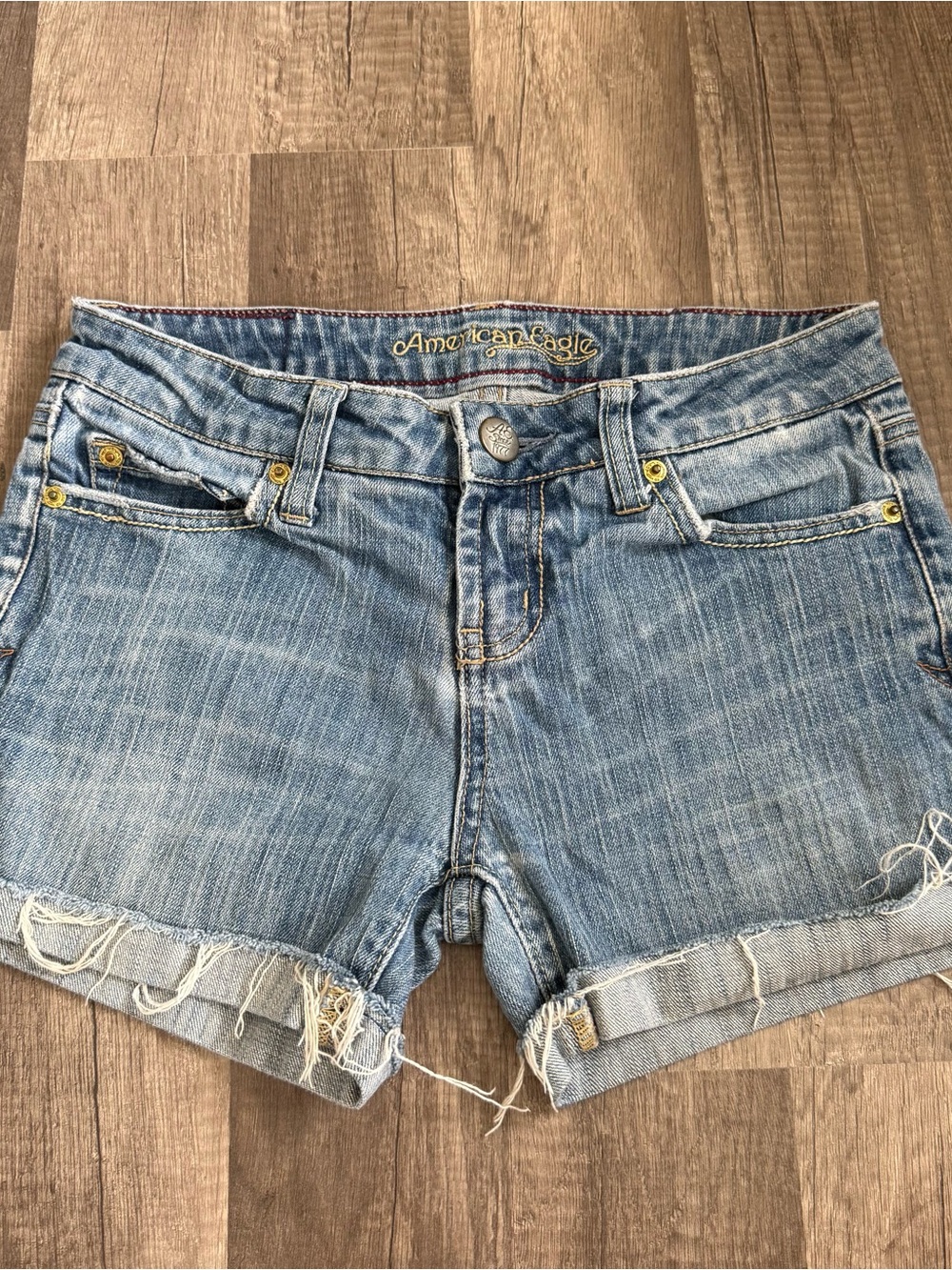 Vintage American Eagle Hipster Low Rise Cutoff Shorts Y2K